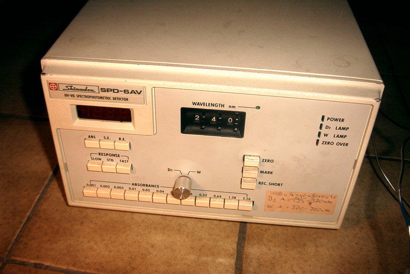 HPLC Detektor Shimadzu UV, SPD 6 AV